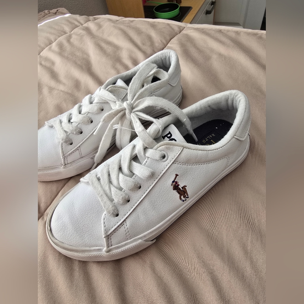 Polo by Ralph Lauren White Kids Sneakers